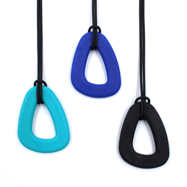 arks_chewable_loop_sensory_necklaces_Teal_black_dark_blue
