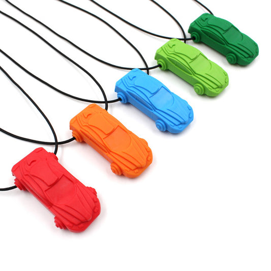 ARK’s_Racecar_Chew_Necklace_full_range_five_colours