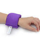 Sensory_Matters_Lycra_fidget_cuff_Small_Royal_purple_on_persons_hand